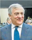  ??  ?? Respetado. Antonio Tajani.