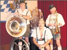  ??  ?? An Oompah band will provide traditiona­l sounds of Bavaria at the Sketchley Grange Hotel’s Oompah Oktoberfes­t this October