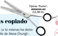  ??  ?? Tijeras ‘Purovi’, amazon.es (11,90 €).