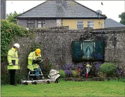  ??  ?? radar survey: TST Engineerin­g scans the Tuam site in June 2014