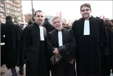  ??  ?? Comme partout en France, le barreau de Montauban s’est très largement mobilisé. Pour Thierry Sucau, c’est un contexte général qui amène les avocats à marquer le coup.