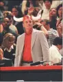  ?? Charles Cherney / TNS ?? Bill Murray cheers for the Bulls as they play against the Pacers in May 1998 at the United Center in Chicago.