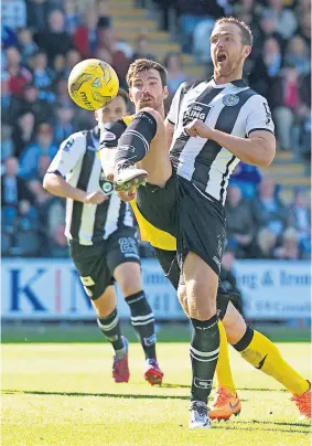  ?? ?? Back in action St Mirren defender Andy Webster