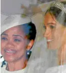  ??  ?? Meghan Markle (right) with momDoria Ragland