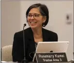  ?? NHAT V. MEYER — STAFF ARCHIVES ?? Rosemary Kamei is one of three candidates running for the District 1 seat on the San Jose City Council.