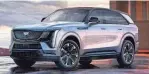  ?? PROVIDED BY GENERAL MOTORS ?? 2025 Cadillac Escalade IQ electric SUV