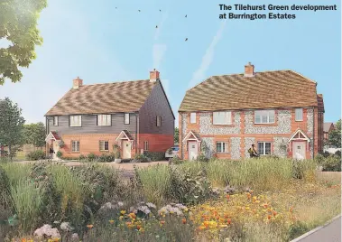  ?? ?? The Tilehurst Green developmen­t at Burrington Estates