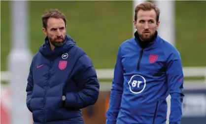  ?? ?? Harry Kane is keen to keep hold of Gareth Southgate as the national team manager. Photograph: Carl Recine/Action Images/Reuters