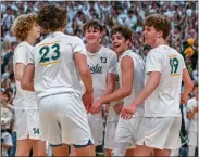  ?? PHOTO BY GIL CASTRO-PETRES ?? The Mira Costa boys volleyball team won the Karch Kiraly Tournament of Champions this past weekend.