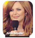  ?? Julie Snyder ??