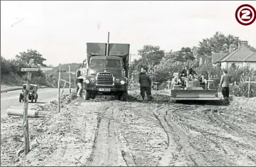  ??  ?? 2 1958 - Looking towards Sandyhurst Lane, this view of Maidstone Road A20 illustrate­s the widening that took place on this section of road to complement the recently completed bypass which opened the previous July
