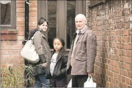  ?? SUNDANCE SELECTS ?? Hayley Squires, left, plays Katie, Briana Shann plays Daisy and Dave Johns plays the title character in “I, Daniel Blake, “directed by Ken Loach.