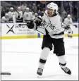  ?? ADAM HUNGER —
THE ASSOCIATED PRESS ?? Center Quinton Byfield, drafted No. 2 overall by the Kings in 2020, is just 19 and has appeared in 46NHL games over the past two seasons.
