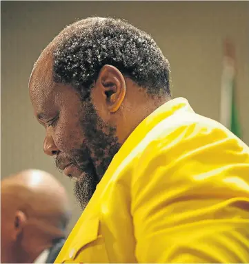  ?? Picture: Daylin Paul ?? Pali Lehohla’s yellow suit will not be seen in the corridors of the Stats SA headquarte­rs anymore.