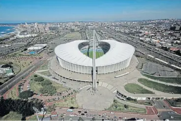  ?? /Tebogo Letsie ?? Scoring goals: Mott MacDonald Africa was responsibl­e for the constructi­on of three stadiums for the 2010 Fifa World Cup, including the Moses Mabhida Stadium in Durban.