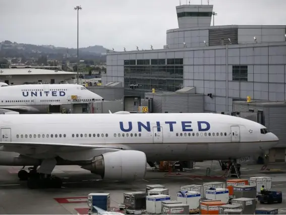 ??  ?? United Airlines has stopped its daily flight from Birmingham to Newark (Getty)