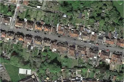  ?? Images: Google Maps ?? Northville Road in Filton which is becoming a hotspot for HMOs
