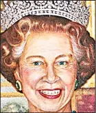 ??  ?? 1991: An unofficial portrait of the monarch by Peter Segasby