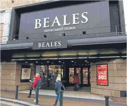  ??  ?? Beales’ Perth store will be the firm’s first in Scotland.