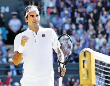  ?? GETTY ?? Die Enttäuschu­ng soll bei Roger Federer in kürzester Zeit neuer Motivation weichen.