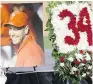  ?? YONG KIM / THE PHILADELPH­IA INQUIRER VIA AP ?? Roy Halladay’s life was celebrated on Tuesday.