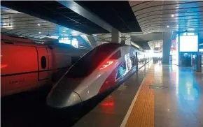  ?? — Photos: TOOFAN MAJUMDER ?? China’s bullet trains are awesome.