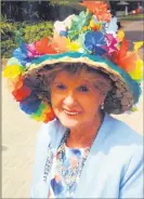  ??  ?? Nellie Fitzgerald showing off her stylish Easter bonnet in 2016 - she’s looking forward to visiting family when the lockdown is over.