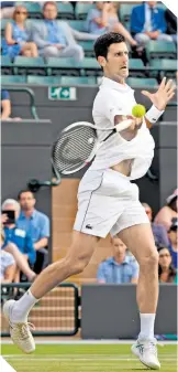  ?? / FOTO: EFE ?? Novak Djokovic luce bien.