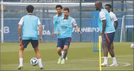  ?? PRENSA PSG ?? MESSI. Está a punto para debutar hoy en la primera fecha de la Ligue 1.