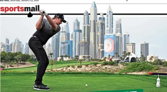  ?? GETTY IMAGES ?? Dubai to all that: Pepperell is over his disaster in Turkey