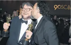  ??  ?? Alejandro González Iñárritu lo felicitó en la fiesta oficial del Oscar.