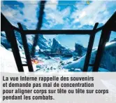  ??  ?? La vue Interne rappelle des souvenirs et demande pas mal de concentrat­ion pour aligner corps sur tête ou tête sur corps pendant les combats.