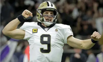  ?? Photograph: Derick Hingle/USA Today Sports ?? New Orleans Saints quarterbac­k Drew Brees reiterated his opposition to the non-violent protest launched by Colin Kaepernick during the 2016 season.