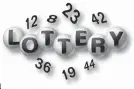  ??  ?? : NOTE ALL LOTTERY NUMBERS ARE UNOFFICIAL UNTIL VERIFIED