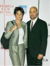  ??  ?? At a premiere with his late wife, Kate, in 2005