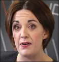  ??  ?? New plans: Kezia Dugdale