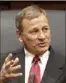  ??  ?? Supreme Court Chief Justice John Roberts