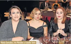  ?? ?? María González, Iris Morales y Claudia Tarín