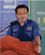  ??  ?? Datuk Mashor Mohd Jaini, chief conservato­r of forests, Sabah Forestry Department.