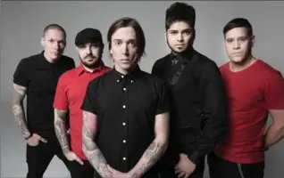  ?? WARNER CANADA ?? Canadian rock band Billy Talent. From left, Aaron Solowoniuk (drums), Jordan Hastings (drums), Ben Kowalewicz (vocals), Ian D’Sa (guitar) and Jonathan Gallant (bass).