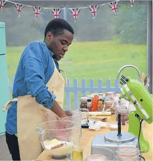  ??  ?? Liam Charles left the Great British Bake Off at the quarter-final stage as his forgotten British bakes failed to excite the judges.