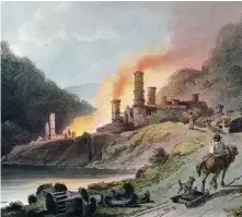  ??  ?? Dirty money A c1805 engraving of Coalbrookd­ale ironworks. While many Britons celebrated the industrial revolution’s economic Denefits, others DemoCned its imRCct on the countr[os Cir Cnd rivers