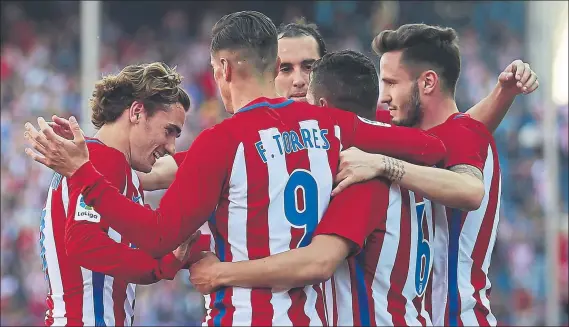  ?? FOTO: GETTY ?? El equipo colchonero es muy consciente de que no podrá despistars­e si quiere pasar a las semifinale­s de la Liga de Campeones