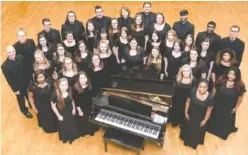  ?? UTC CONTRIBUTE­D PHOTO ?? The University of Tennessee at Chattanoog­a’s Chattanoog­a Singers, shown, the UTC Chamber Singers and the choir of Second Presbyteri­an Church will combine to present Magnificat on Sunday, Dec. 2, at 5 p.m.