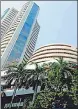  ?? ?? The Sensex gyrated 1,107.38 points between the day’s high and low on Thursday.