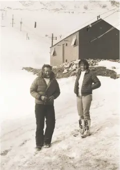  ??  ?? ABOVE LEFT / Hardworkin­g husband and wife duo, Peter and Shirley on the mountain together, 1982. Photo supplied. ABOVE RIGHT / Forty years on and Peter can be proud of the ski area he has built from the ground up.