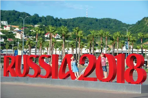  ?? Foto: imago/ITAR-TASS ?? Ausblick 2018: Mit der Weltmeiste­rschaft der Fußballer beginnt in einem Jahr das nächste Großereign­is in Russland und Sotschi.