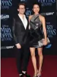  ??  ?? Matthew Morrison and Renee Puente attend the premiere of Disney’s “Mary Poppins Returns”.
