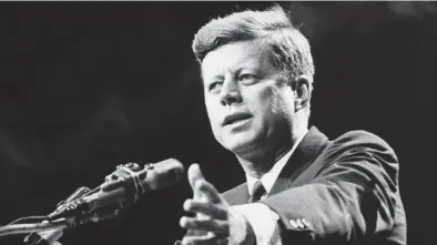  ?? John F. Kennedy. FILE ??