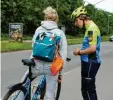  ?? Foto: Michael Hochgemuth ?? Die meisten Radfahrer hielten sich an die Vorschrift­en.